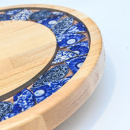 Obrazek Taca mała obrotowa - Ceramika MIX KWIATY