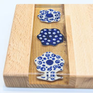 Obrazek Taca mała prostokątna - ceramika MIX KWIATY