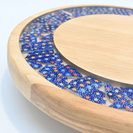 Obrazek Taca mała obrotowa - ceramika MIX