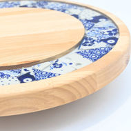 Obrazek Taca mała obrotowa - ceramika MIX