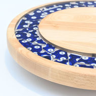 Obrazek Taca mała obrotowa - ceramika MIX