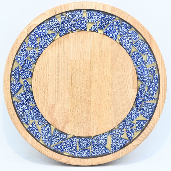 Obrazek Taca mała obrotowa - ceramika MIX