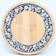 Picture of SMALL DECOR ROUND BOARD Flowers Mix