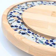 Picture of SMALL DECOR ROUND BOARD Flowers Mix