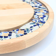 Picture of SMALL DECOR ROUND BOARD Flowers Mix