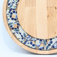 Picture of SMALL DECOR ROUND BOARD Flowers Mix