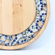 Picture of SMALL DECOR ROUND BOARD Flowers Mix