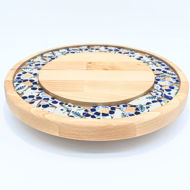 Picture of SMALL DECOR ROUND BOARD Flowers Mix