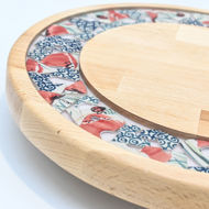Picture of SMALL DECOR ROUND BOARD Flowers Mix