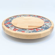 Picture of SMALL DECOR ROUND BOARD Flowers Mix