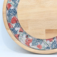 Picture of SMALL DECOR ROUND BOARD Flowers Mix