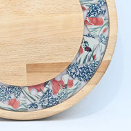 Picture of SMALL DECOR ROUND BOARD Flowers Mix