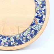 Picture of SMALL DECOR ROUND BOARD Flowers Mix