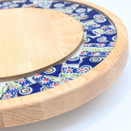 Picture of SMALL DECOR ROUND BOARD Flowers Mix