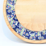 Picture of SMALL DECOR ROUND BOARD Flowers Mix