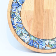 Picture of SMALL DECOR ROUND BOARD Flowers Mix