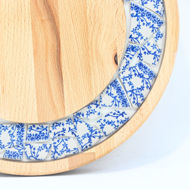 Obrazek Taca mała obrotowa - ceramika MIX KWIATY