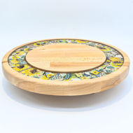 Picture of SMALL DECOR ROUND BOARD Flowers Mix