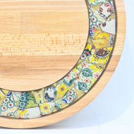 Picture of SMALL DECOR ROUND BOARD Flowers Mix