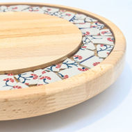 Picture of SMALL DECOR ROUND BOARD Flowers Mix