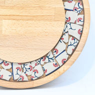 Picture of SMALL DECOR ROUND BOARD Flowers Mix