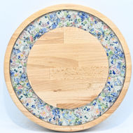 Picture of SMALL DECOR ROUND BOARD Flowers Mix