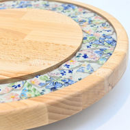 Picture of SMALL DECOR ROUND BOARD Flowers Mix