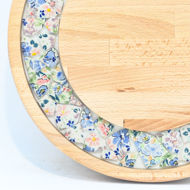 Picture of SMALL DECOR ROUND BOARD Flowers Mix