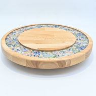 Picture of SMALL DECOR ROUND BOARD Flowers Mix