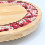 Picture of SMALL DECOR ROUND BOARD Flowers Mix