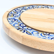 Picture of SMALL DECOR ROUND BOARD Flowers Mix