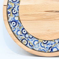 Picture of SMALL DECOR ROUND BOARD Flowers Mix