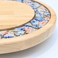 Picture of SMALL DECOR ROUND BOARD Flowers Mix