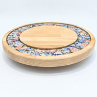 Picture of SMALL DECOR ROUND BOARD Flowers Mix