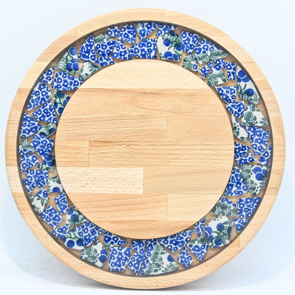 Picture of SMALL DECOR ROUND BOARD Flowers Mix