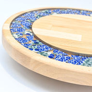 Picture of SMALL DECOR ROUND BOARD Flowers Mix