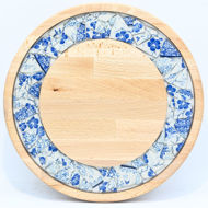 Picture of SMALL DECOR ROUND BOARD Flowers Mix