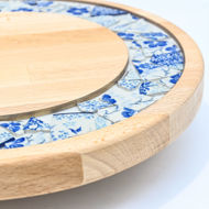 Picture of SMALL DECOR ROUND BOARD Flowers Mix