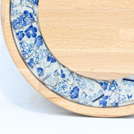 Picture of SMALL DECOR ROUND BOARD Flowers Mix