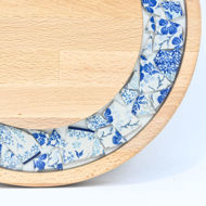 Picture of SMALL DECOR ROUND BOARD Flowers Mix